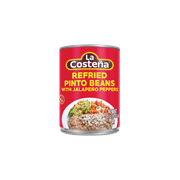 La Costeña Canned Refried Pinto Beans with Jalapeno Pepper, 20.5 oz