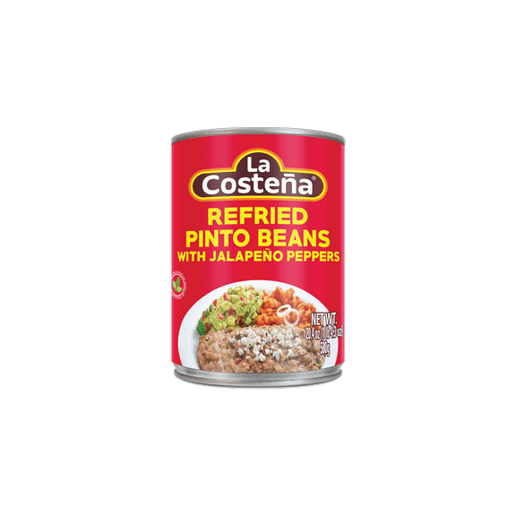 Refried Pinto Beans with Jalapeno