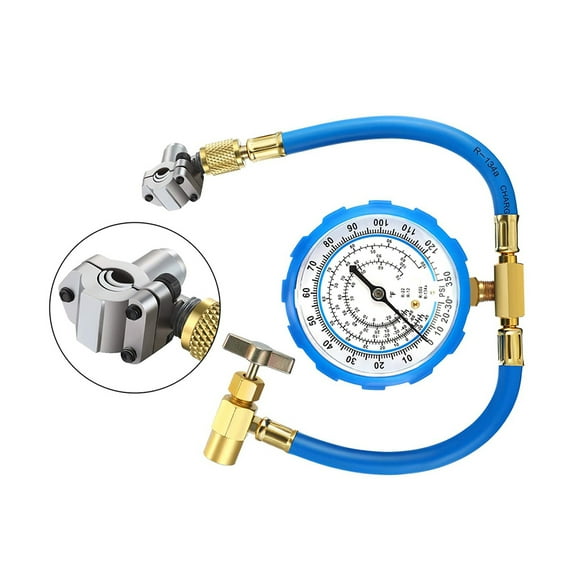 Refrigerant Charging Hose,R12/ R22 Inch Outer 5/16 3/8 With 1/4 5/16 2pcs Tap Valve 516 38 Compatible Inch Car Air Pipes Compatible With Valve Compatible Ktoo With 14 516 R12/ Air 2pcs