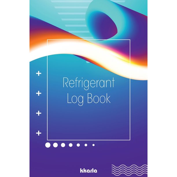 Refrigerant Log Book HVAC Technician Tracking Log Book Logbook for