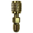 thumbnail image 1 of Refrigerant Reverse-Thread Adapter (R32 Gas Service Fitting, Hvac Conversion Coupler), Brass R32 Refrigerant Adapter Prevents Cross-Threading With Reverse Sae Threads, By Meiiso, 1 of 9
