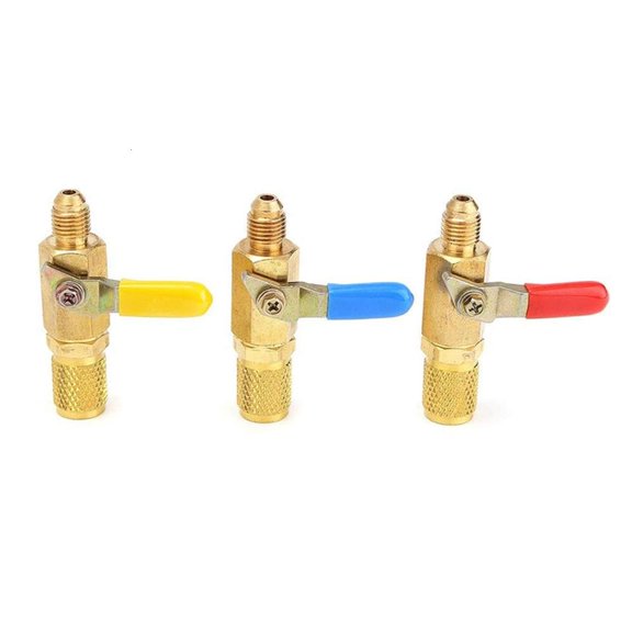 Refrigerants Valves Brass Material Ball Valves Suitable for Cooling Equipment