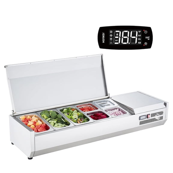 Refrigerated Prep Station, 35-46F Digital Thermostat