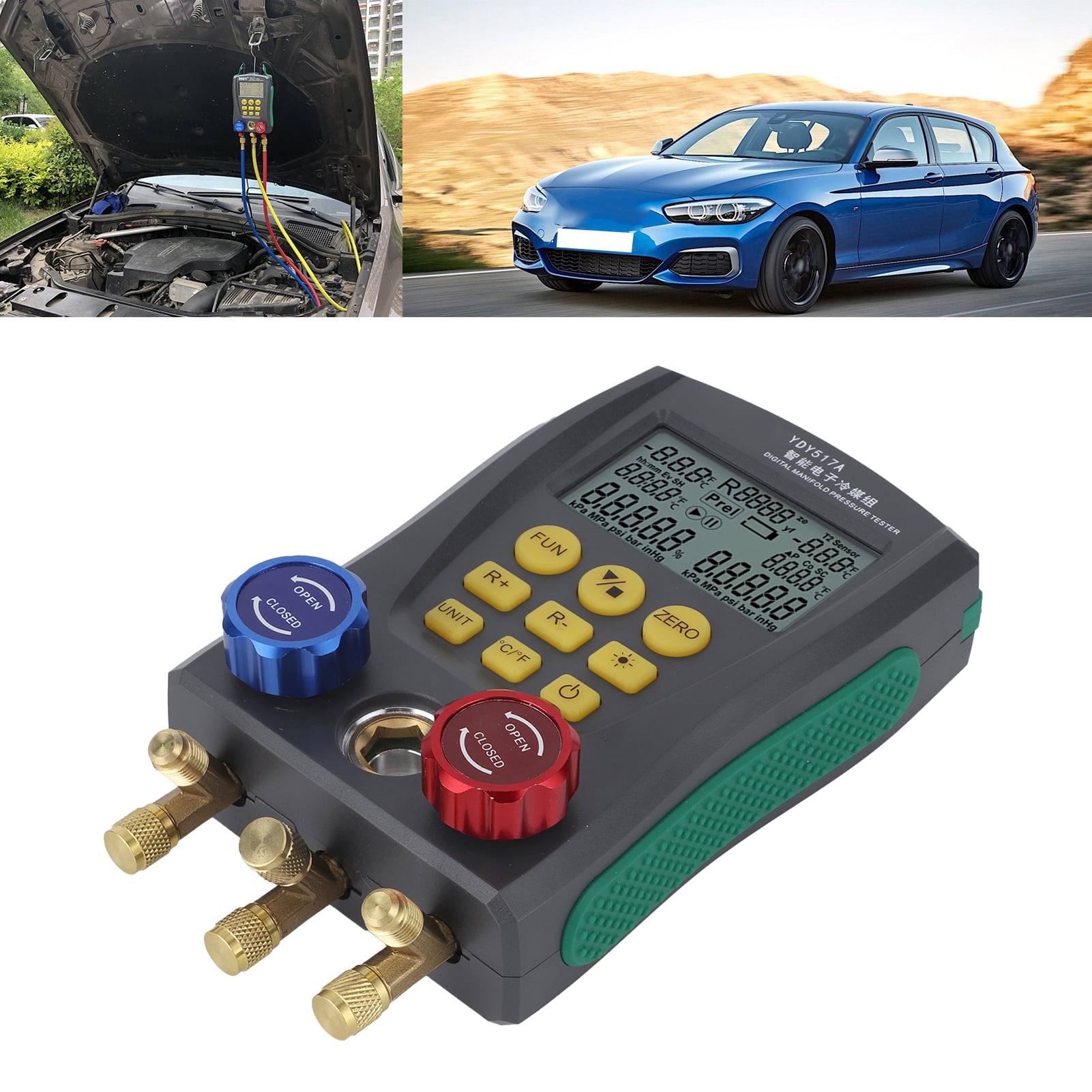 Refrigeration Pressure Gauge ,Yctze 0 Kpa6000 Kpa Digital