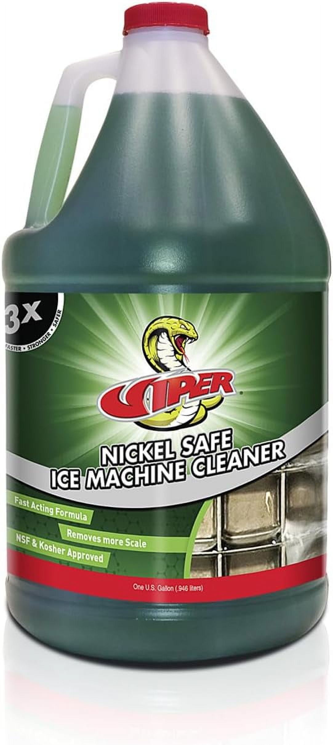 Refrigeration Technologies Viper Nickel Safe Ice Machine Cleaner and Scale Remover NSF Registered Kosher Certified Proprietary Organic Acid Blend 1 Gal RT500G