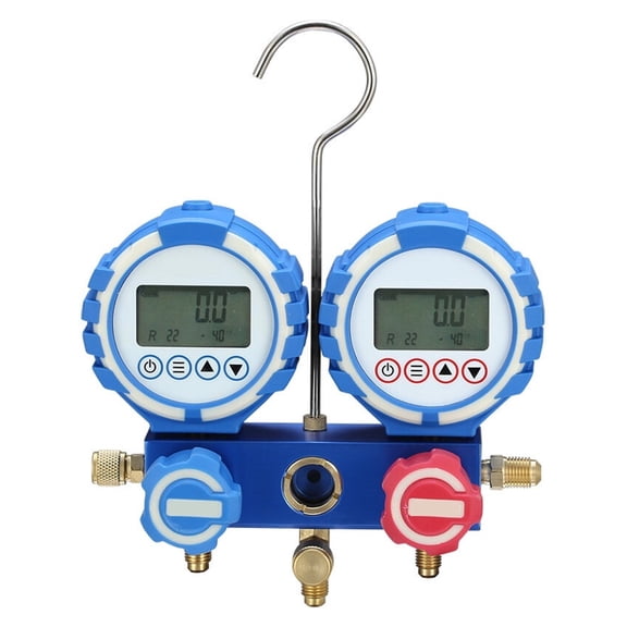 Refrigeration Tools Precision Digital Double Accurate Gauge Manifold Gauge Electronic Fluorometer Pressure Gauge ,Portable