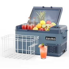 Refrigerator 12V Car Fridge 25Quart Portable Freezer Compressor Cooler 12/24V for Travel, Camping, RV, Road