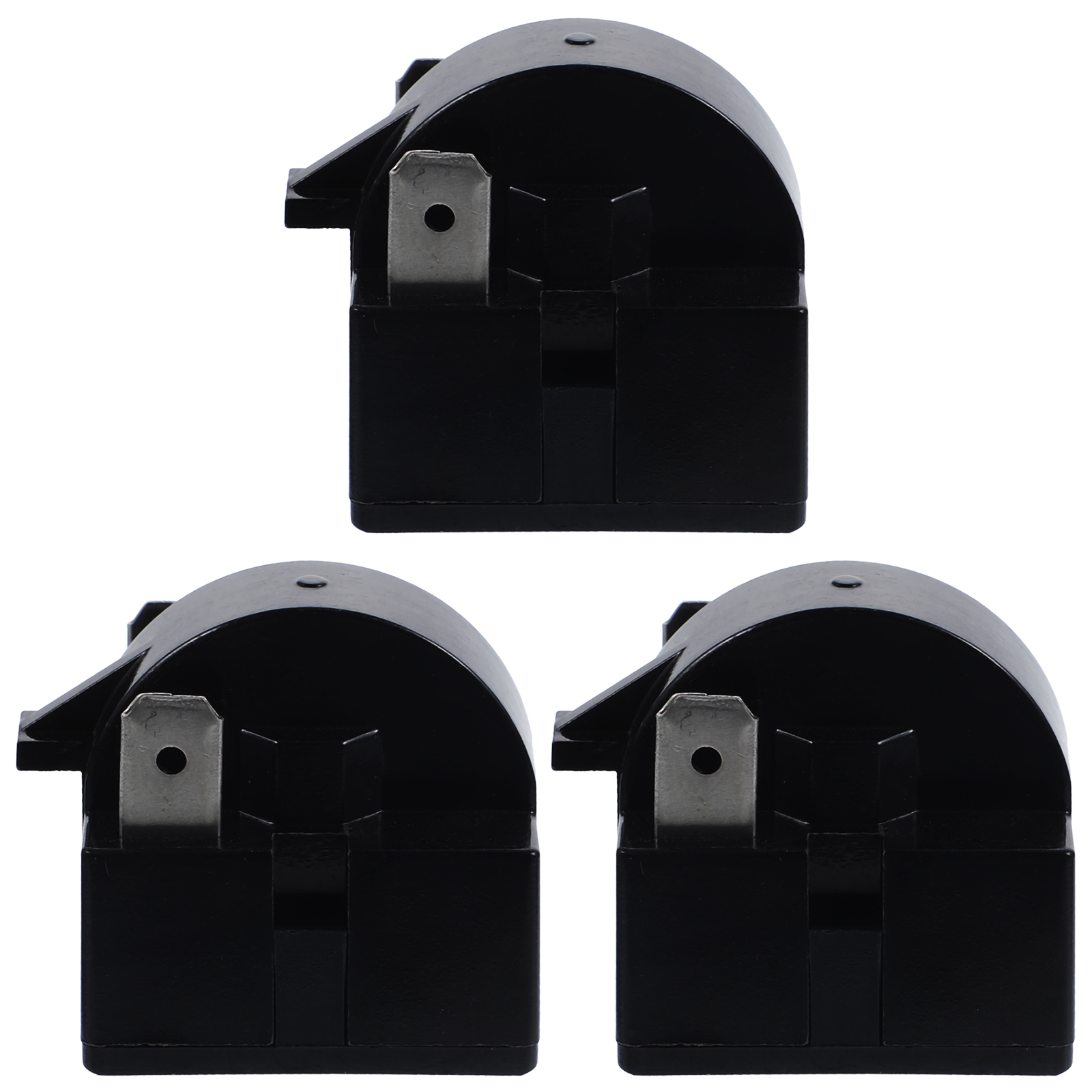 Refrigerator 3 Pcs Mini Fridge Parts Start Relays for Beverage Cooler Freezer Starts Insert Ptc