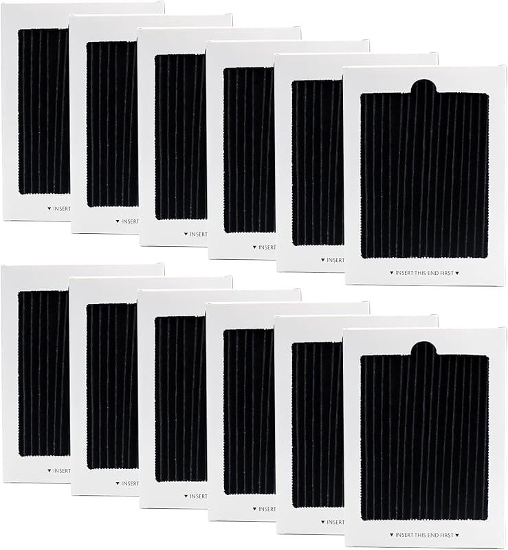 Refrigerator Air Filter Replacement for Frigidaire PAULTRA Pure Air Ultra and Electrolux EAFCBF Fridge Replace 242061001, 242047801, 242047804-12 Pack