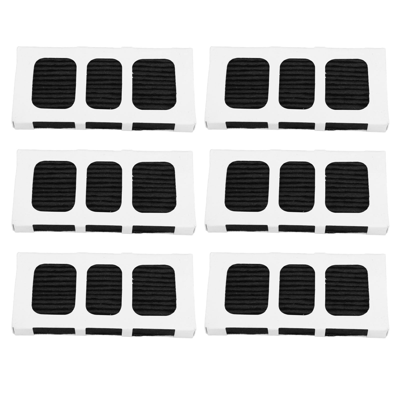 Refrigerator Air Filter Replacement, Replaceable Refrigerator Carbon Activated Air Filter 6pcs Efficient Wide Compatibility  For Paultra2