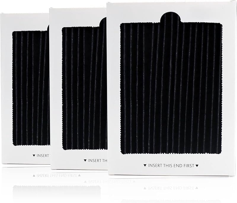 Refrigerator Air Filter Replacement for Frigidaire PAULTRA Pure Air Ultra and Electrolux EAFCBF Fridge Replace 242061001, 242047801, 242047804-3 Pack