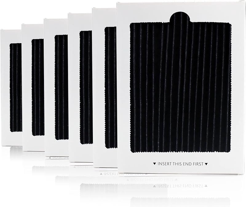 Refrigerator Air Filter Replacement for Frigidaire PAULTRA Pure Air Ultra and Electrolux EAFCBF Fridge Replace 242061001, 242047801, 242047804-6 Pack