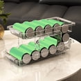 Store Rack Transparent Png Refrigerator Beverage Can Storage Rack Soda Can Organizer Easy Access ...
