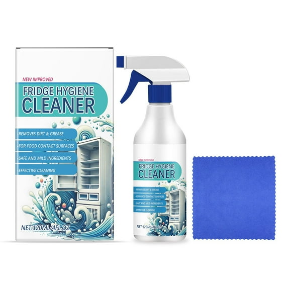 Refrigerator Cleaner Refrigerator Stain Stubborn Dirt Clean Fade Odor Household Cleaning Spray 120ml