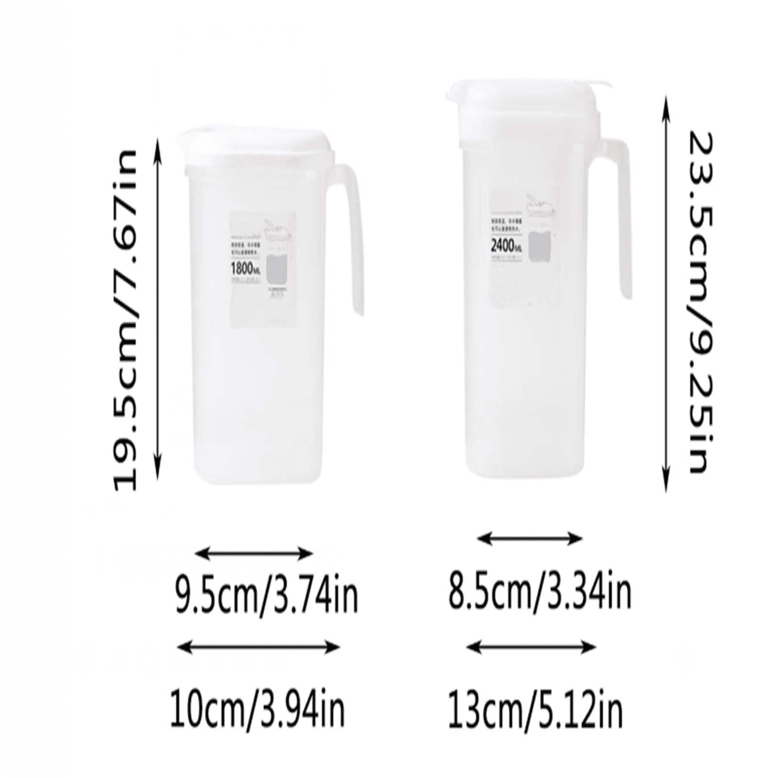 Refrigerator Cold Water High Temperature Large Capacity Jug Fruit Tea