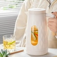thumbnail image 1 of Refrigerator Cold Water Kettle Jug | Large Capacity 1 Gallon Beverage Dispenser | Heat & Cold Resistant Pitcher with Leak-Proof Lid | Easy-Clean, Spill- Spout | Summer Drink Storage for Home, Party,, 1 of 9