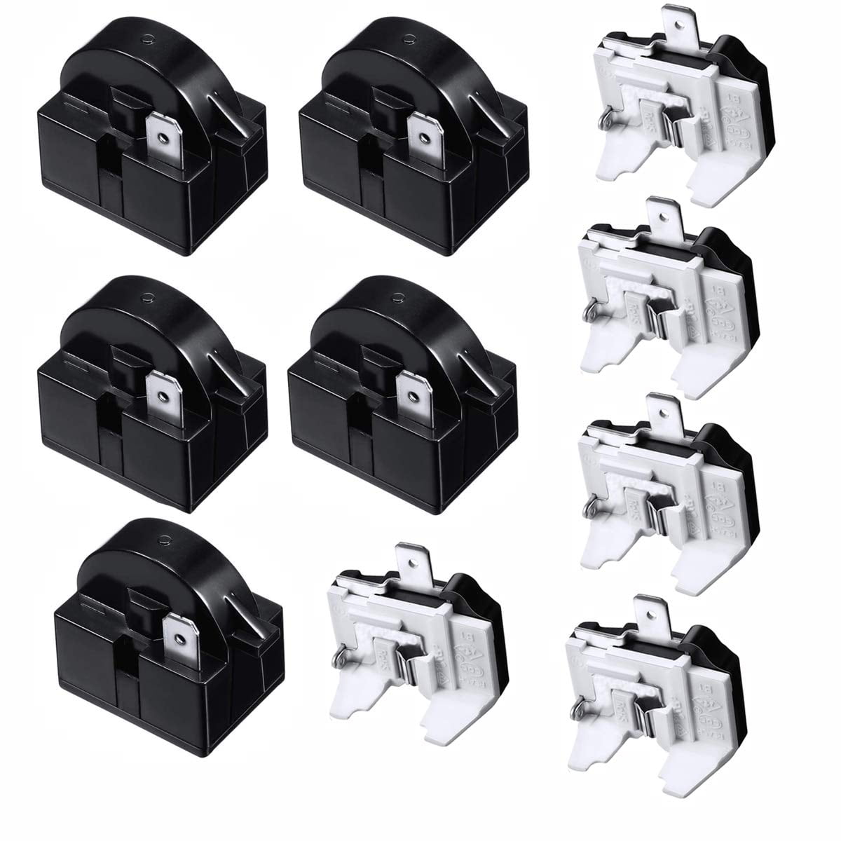 Refrigerator Compressor Relay and Overload Kit 5 Sets,Refrigerator ...