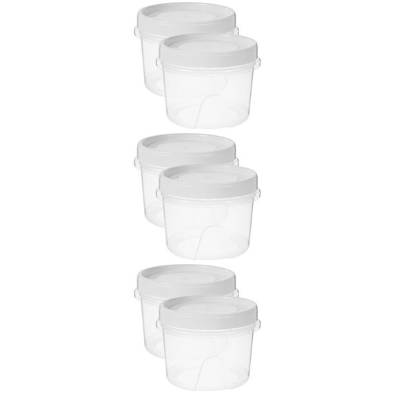 Refrigerator Crisper Storage Bin with Lid Pantry Organization Freezer Shelf Holder Fridge Case Box White