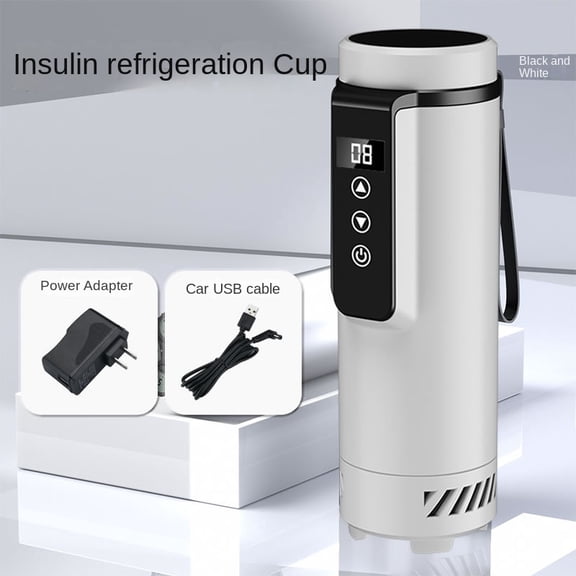 Refrigerator Cup Portable Refrigerator Box Growth Hormone Medicine Refrigeration Portable Cold Storage Cup Mini Refrigerator