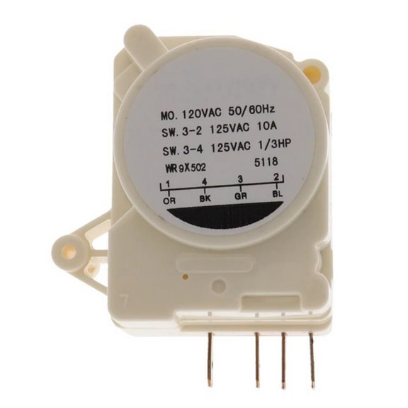 Refrigerator Defrost Timer For GE ZISB42DSE ZISW48DSB CCX20GKB CSX20EJC CSX20ELG CSX22DLB CSX22DMC CSX22GJF CSX22GKC CSX24DHE CSX24DKC CSX27DKC CTF14CJBL CTF14CLBL CTF14CLCL CTF14EBC CTF15CBBL