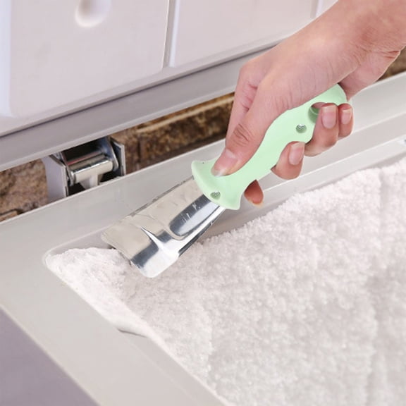 Refrigerator Defrosting Tool | Ice Scraper & Spatula for Freezer | Ergonomic Plastic Handle | 1-Piece Defrosting Shovel for Ice Removal