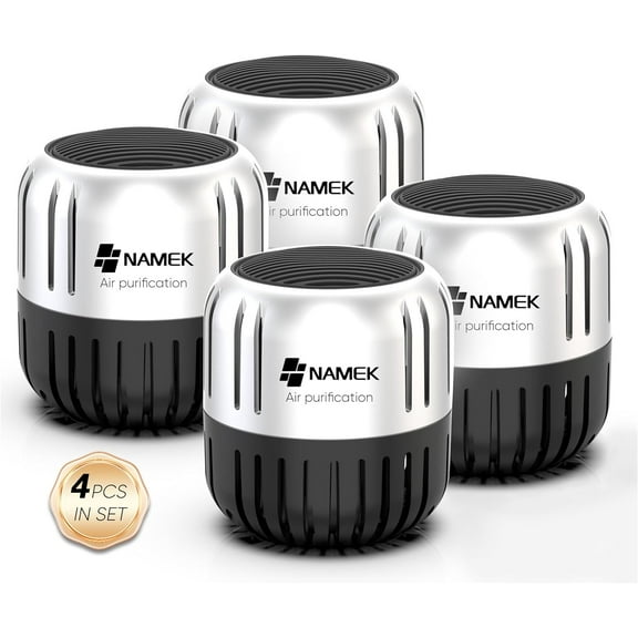 Refrigerator Deodoriser 4-Pack The world's best Fridge deodorizer odor eliminator Closet deodorizer, no need to plug in Better performance than bamboo charcoal air purification bags and baking soda