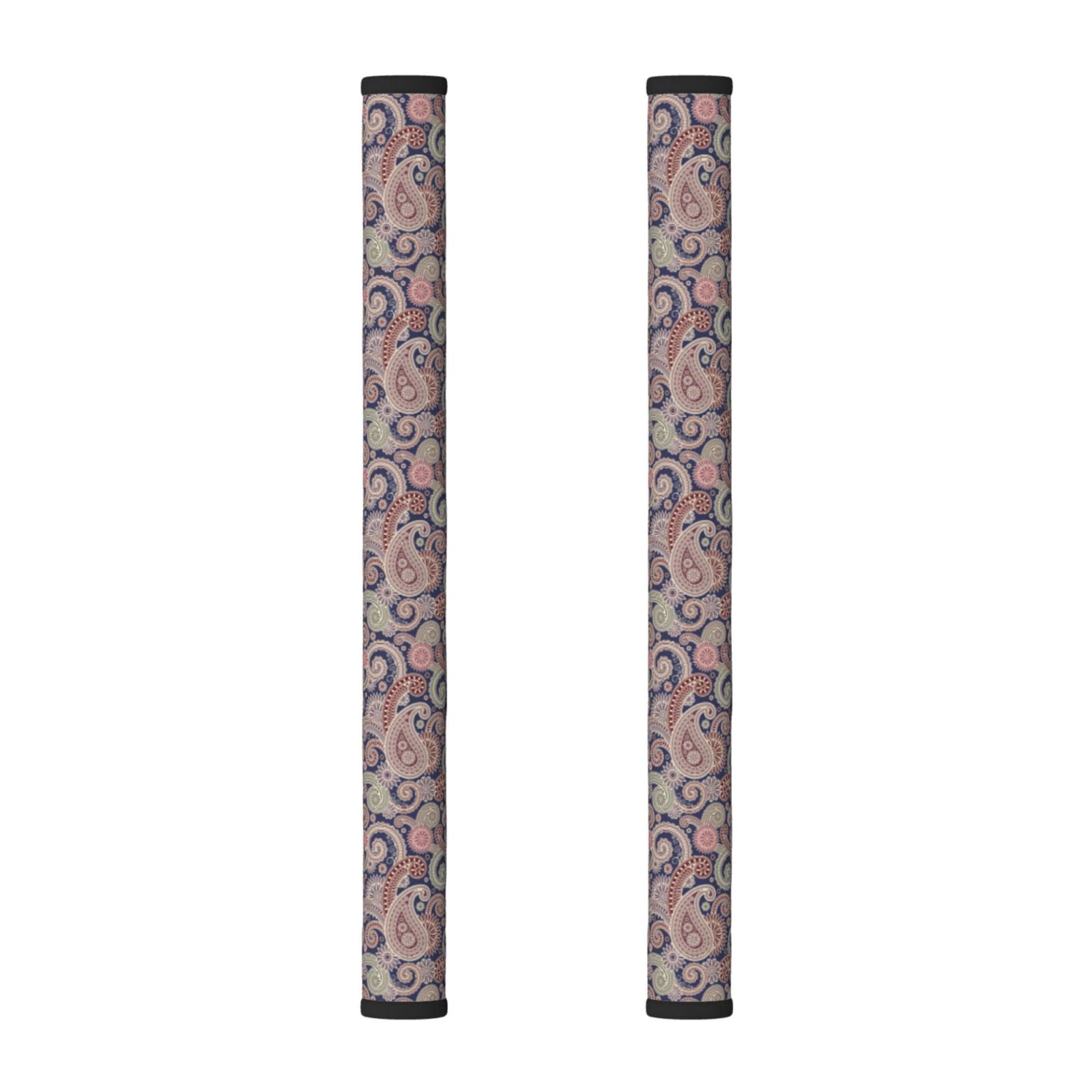 Refrigerator Door Handle Covers Set of 2, Indian Paisley Pattern ...