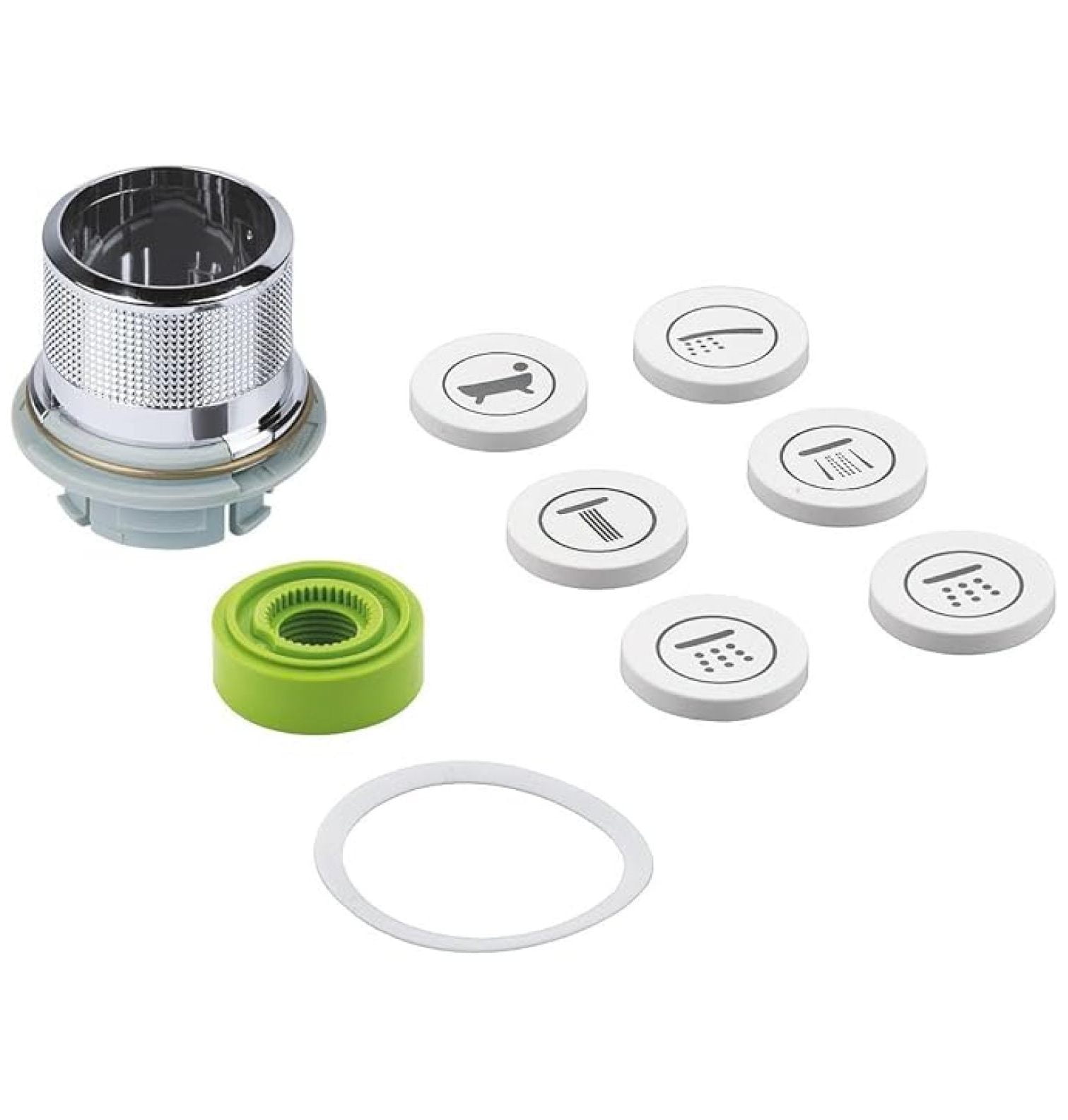 Refrigerator Door Handle Replacement Kit - 48361000 Handle Set for Frigidaire, GE, and Hotpoint Refrigerators - Durable Replacement Parts for Fridge Door Repair - Universal Fit