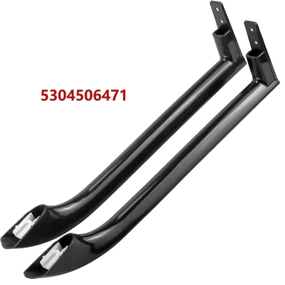 Refrigerator Door Handle Set 5304506471 Replaces 242059503 242059506 5304486361 5304504509 5304504510 5304510039 5304510041 4390912 AP6036332 PS11731976 EAP11731976,Black