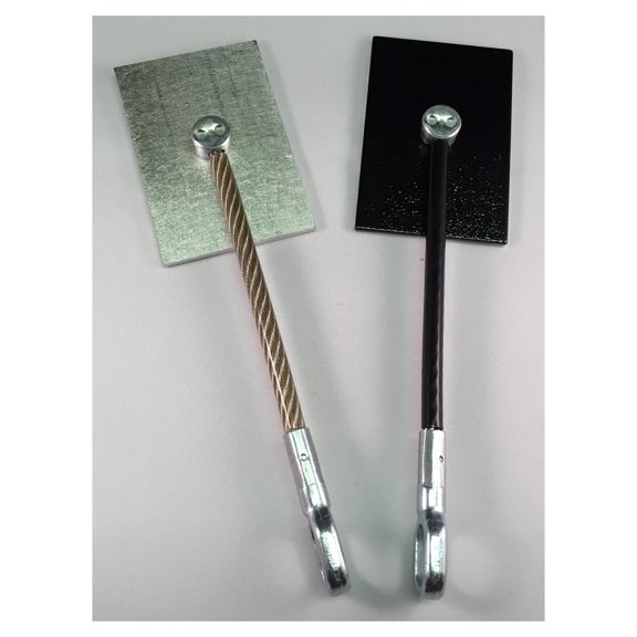 Refrigerator Door Lock Kit - NO PADLOCK (Black&Stainless)