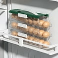 thumbnail image 1 of Refrigerator Door Storage Rack Stackable Rolling Can Organizer Portable Kitchen Box Spice Container for Pantry Organization and Small Space Efficiency, UKHBMC | C, C, 1 of 3