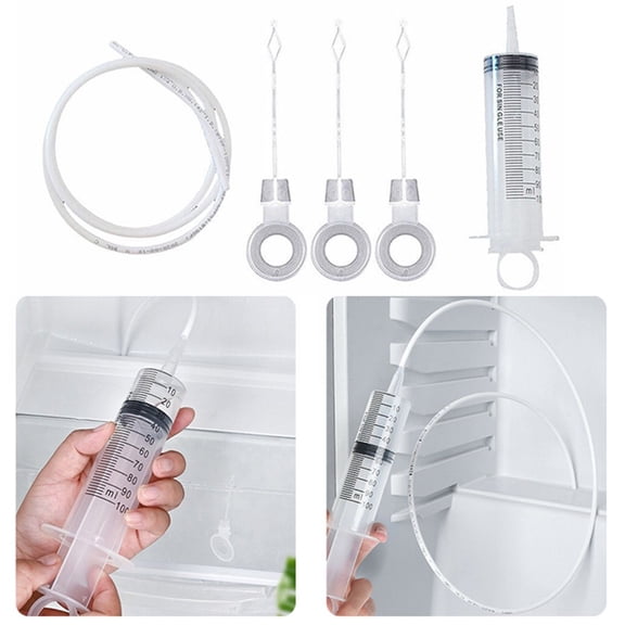Refrigerator Drain Unblocker Flexible Cleaner Drain Hole Clog Remover Tool Set