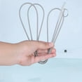 thumbnail image 1 of Refrigerator Drain Unclogger Tool | Spring Tube Metal Cleaner | Galvanized Rust-Resistant Flexible Snake for Easy Drain Cleaning, Clogging Removal | White | 18x10x4cm, 1 of 8