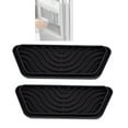 thumbnail image 1 of Refrigerator Drip Catcher For Water Tray, 2-Pack Mini Refrigerator Drip Mats for Ice Water Dispenser, Drain, Prevent Water Spills, Water Splashes and Ice Cube Drops (Rectangle)Black, 1 of 6