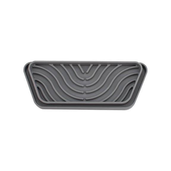 Refrigerator Drip Catcher Tray for Ice & Water Dispenser | Non-Slip Rubber Fridge Drip Pad, Cuttable Spill Protector, Large Capacity, Easy Clean, Fits Most Mini Fridges