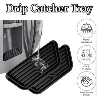 Refrigerator Drip Tray Catcher Fridge Drip Tray Water Dispenser Silicone  Pan for Drainage