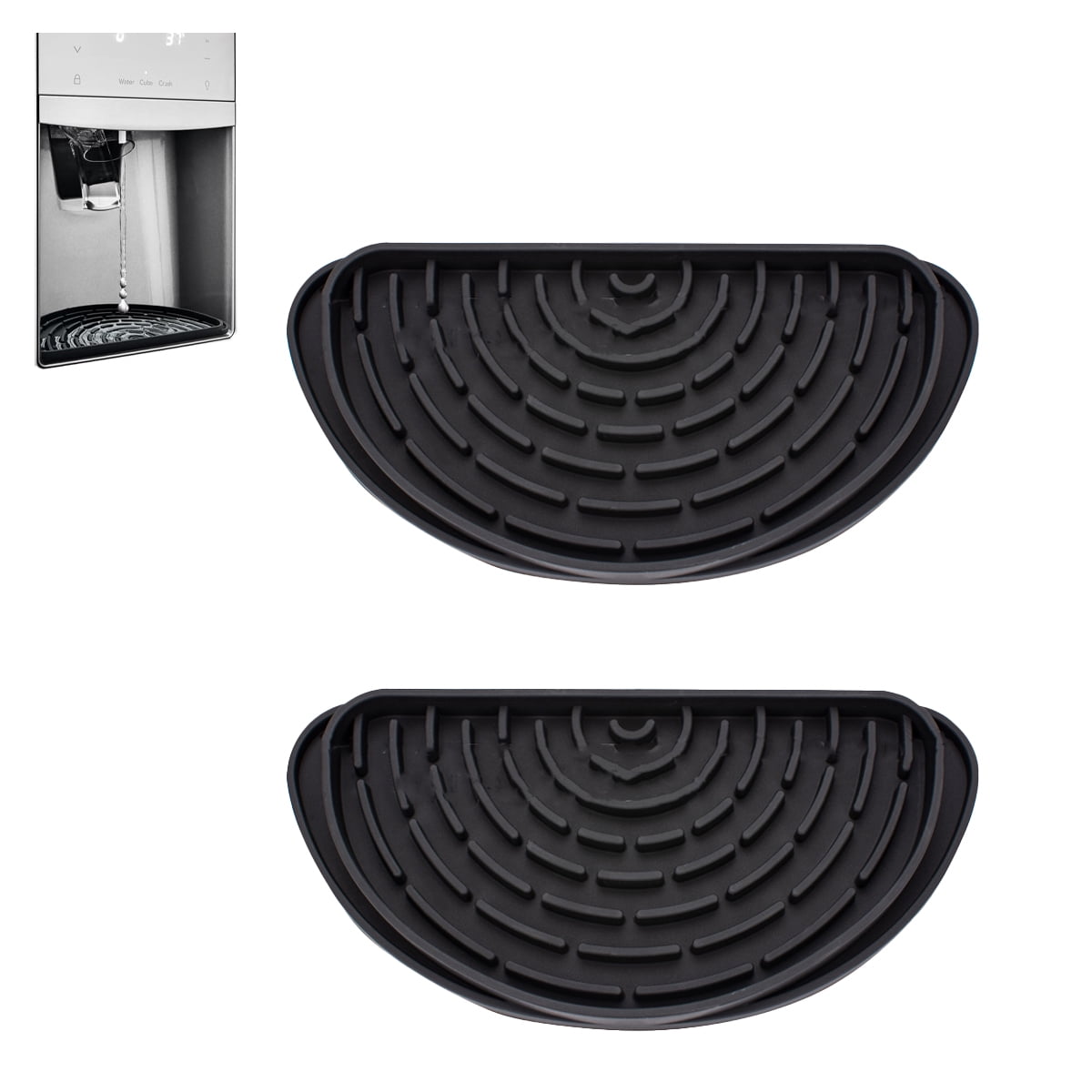 Refrigerator Drip Tray Catcher, Mini Fridge Drip Tray Protects Ice and