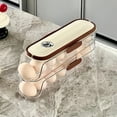thumbnail image 1 of Refrigerator Egg Container, Automatic Drawer Refrigerator Egg Dispenser, Stackable Egg Carrier, Thick Egg Storage Box, 1 of 9