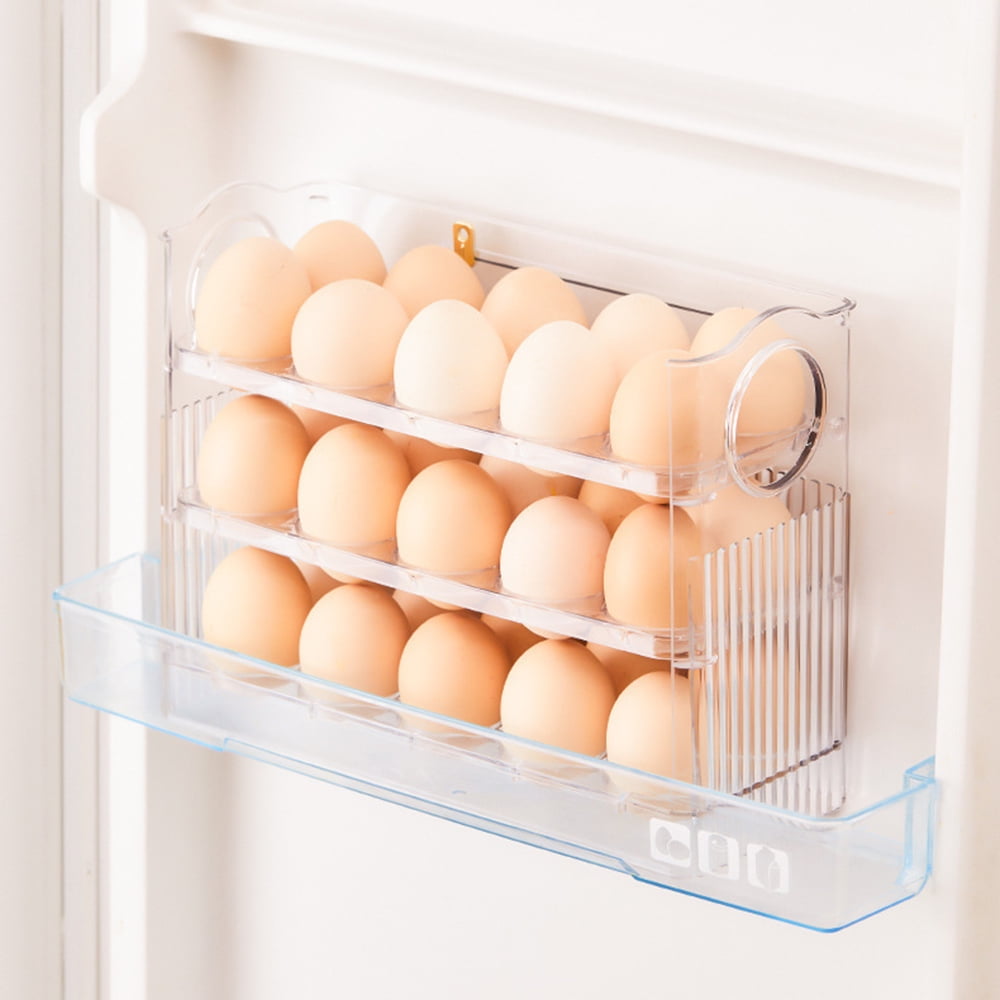 Refrigerator Egg Storage Box Multi Layer Egg Organizer Large Capacity Fridge Egg Holder