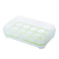 thumbnail image 1 of Refrigerator Egg Storage Container, Single Layer Airtight Food Storage Box Holds 15 Eggs, Plastic Kitchen Organizer for Fridge, BPA-Free Fresh-Keeping Egg Holder Green, 1 of 3