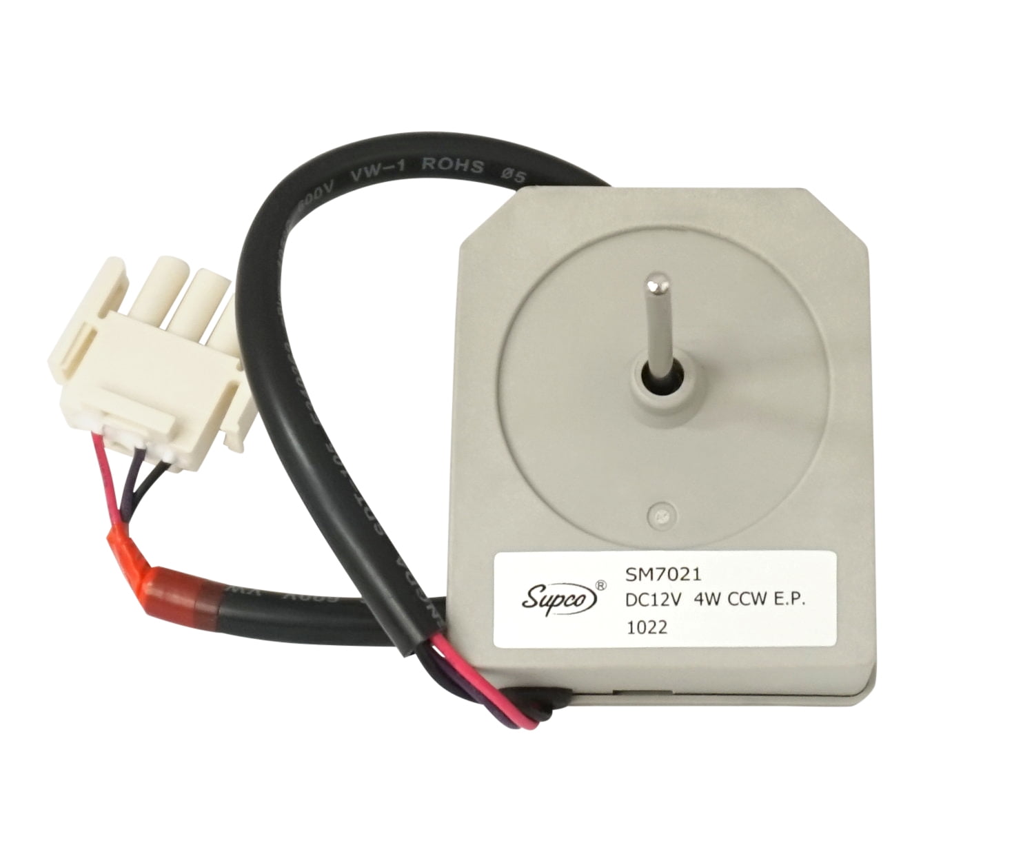Refrigerator Evaporator Fan Motor - Replaces Midea 11002015007021, AP7099248, SM7021, 12VDC 4W CCW