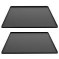 thumbnail image 1 of Refrigerator Floor Protector,Mini Fridge Silicone Mat,Fridge Under Mat,Laundry Guard for Washer & Dryer,Drip Tray Black, 1 of 6