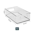 thumbnail image 1 of Refrigerator Food Storage Container Refrigerator Organizer Bins Stackable Fridge Food Storage Box with Hand Kitchen Accessories (M), 1 of 7