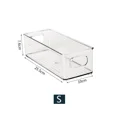 thumbnail image 1 of Refrigerator Food Storage Container Refrigerator Organizer Bins Stackable Fridge Food Storage Box with Hand Kitchen Accessories (S), 1 of 7