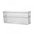 thumbnail image 1 of Refrigerator Food Storage Containers, Lettuce Keeper Large Produce Saver Stackable Container with Lids, Clear Veggie Fruit Salad Lettuce Container, 1 of 7