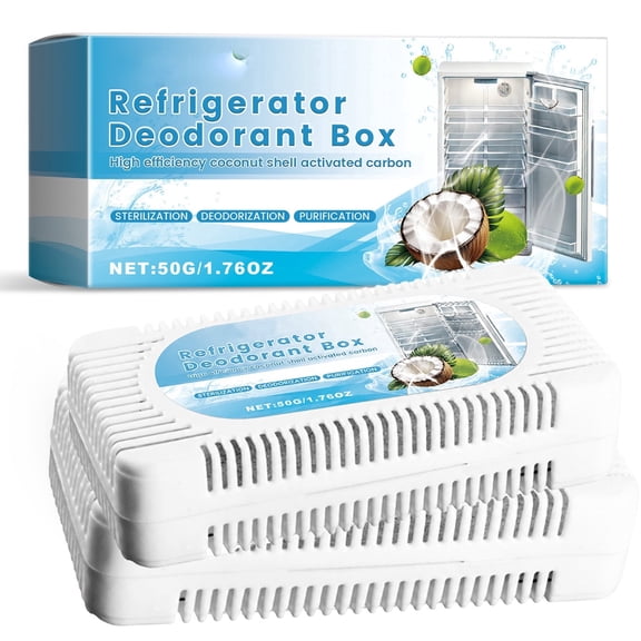 Refrigerator Freezer Deodorizer and Fridge Odor Eliminator Stick, 2-Pack