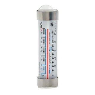 4 Pack Refridgerator Freezer Thermometer Large Dial Fridge Thermometer  Stainless Steel Fahrenheit (℉) and Celsius (℃) Display