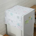 thumbnail image 1 of Refrigerator Fridge Dust-Proof Cover Washing Machine Cover with Storage Pockets Bags Universal Sunscreen Covers Kitchen Christmas Decor, 1 of 4