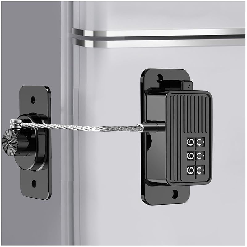Refrigerator Fridge Freezer Door Lock with Password, Child Proof Door ...
