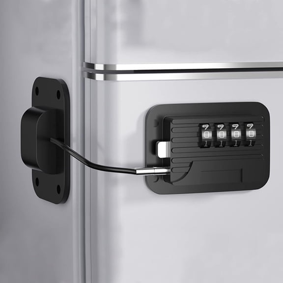 Refrigerator Fridge Freezer Door Lock With Password, Child Proof Refrigerator Door Lock For Refrigerator, Cabinets And Drawers, Doors